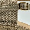 Margot Rejilla beige hilo dorado