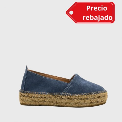 alpargata azul rebajas