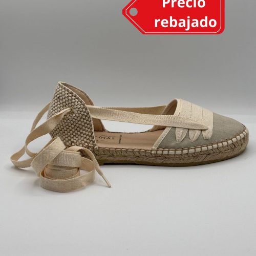 Alpargata con cintas