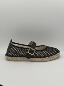 Mercedita rejilla oro negro