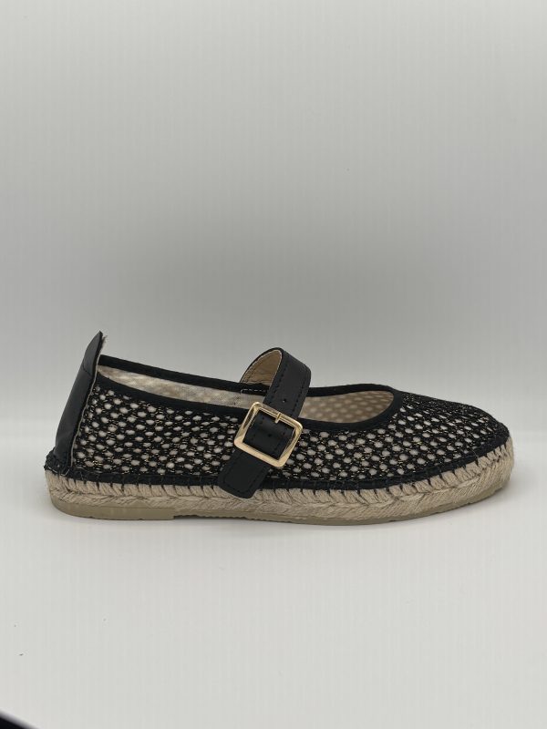 Mercedita rejilla oro negro